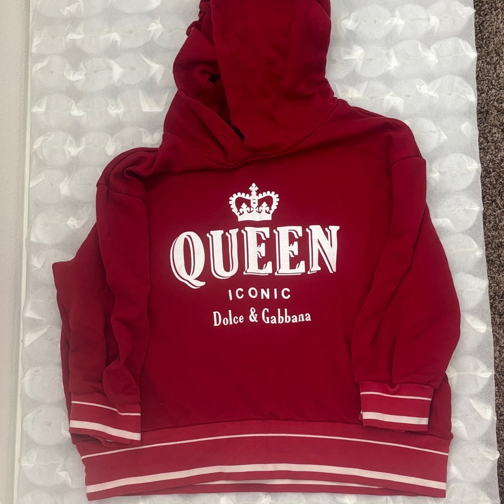 Dolce & Gabbana Woman Burgundy Hoodie